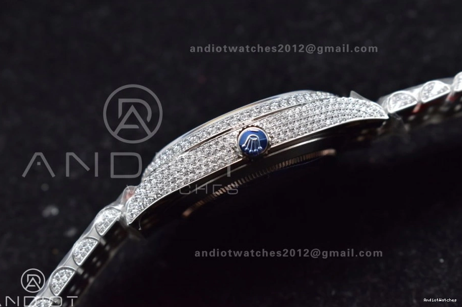 JDF Version Markers 897 41mm Best DateJust Diamond Stick Blue SportInspired 0912
